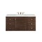 James Martin Vanities Amberly 48in Single Vanity, Mid-Century Walnut w/ 3 CM Ethereal Noctis Top 670-V48-WLT-3ENC - alternate 3